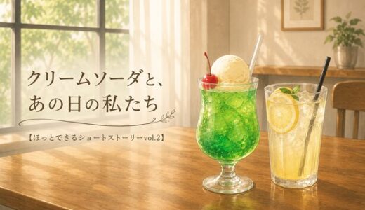 【クリームソーダと、あの日の私たち】（ほっとできるショートストーリーvol.2）
